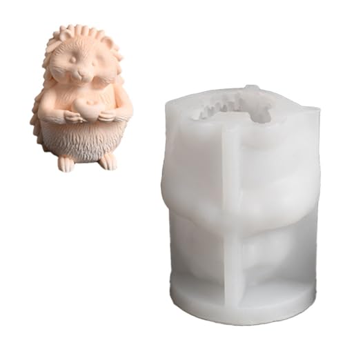 Stabile Silikonkerzenform Vielseitige Silikon Accessoire Form Zur Herstellung Von Igel Kerzen Und Dekorationen Herstellung von Mocoocouture
