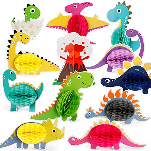 Mocoosy 12PCS Dinosaurier Party Honeycomb Ball Dekorationen, Dinosaurier Honeycomb Tiere Mittelstücke für Tischdekorationen, Dino Herzstück Tischaufsatz für Kinder Geburtstag Babydusche Partybedarf Mocoosy 12PCS Dinosaurier Party Honeycomb Ball Dekorationen, Dinosaurier Honeycomb Tiere Mittelstücke für Tischdekorationen, Dino Herzstück Tischaufsatz für Kinder Geburtstag Babydusche Partybedarf von Mocoosy