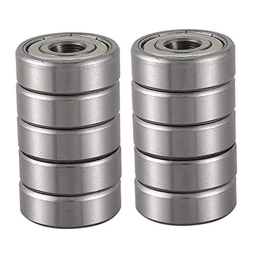 Mocturnity 10 Stück 628Z 8 x 24 x 8 mm Miniatur-Kugellager, 8 x 24 x 8 mm, 628z von Mocturnity