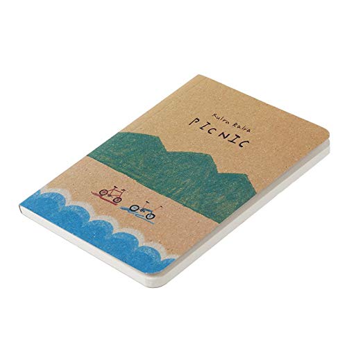 Mocturnity 12,5 x 9 Cm Alte Malerei Ziemlich SchöNe Laptops TäGlichen Buch zum Schreiben BüRo Schule Schreibwaren (Fahrrad) von Mocturnity