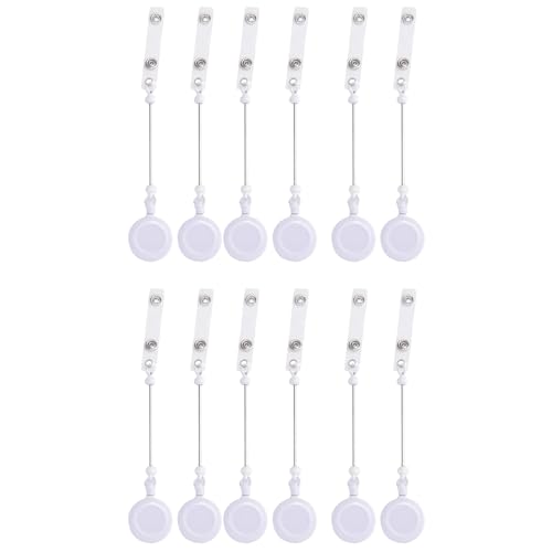 Mocturnity 12-Teiliges Perlen-DIY-Abzeichenrollen-Set für Perlen-Rohlinge mit Gürtelclip, von Mocturnity