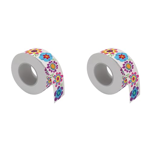 Mocturnity 2 Rollen mit Blumen für Pinnwände, , Aufkleber, Dekoration von Pinnwänden, Schreibtischen, Fenstern, Türen von 65,6 m Mocturnity 2 Rollen mit Blumen für Pinnwände, , Aufkleber, Dekoration von Pinnwänden, Schreibtischen, Fenstern, Türen von 65,6 m von Mocturnity