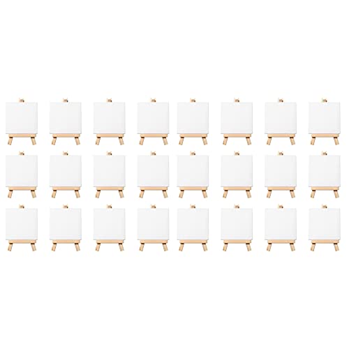 Mocturnity 2 x Künstler, 3 Zoll x 3 Zoll Mini Leinwand und 5 Zoll Mini Staffelei Malset – Das Set enthält: 24 Mini-Leinwände und 24 Mini-Staffeleien Mocturnity 2 x Künstler, 3 Zoll x 3 Zoll Mini Leinwand und 5 Zoll Mini Staffelei Malset – Das Set enthält: 24 Mini-Leinwände und 24 Mini-Staffeleien von Mocturnity
