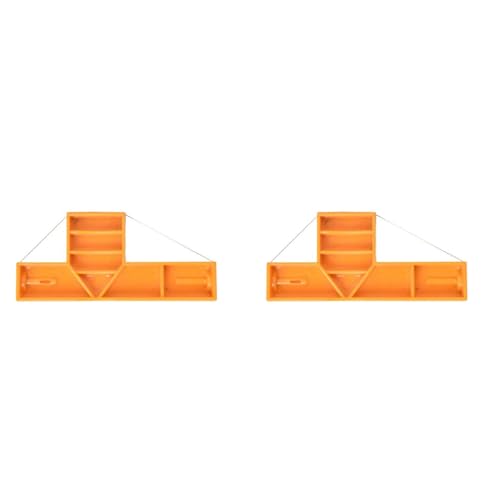 Mocturnity 2 x Töpferwerkzeuge, Winkelmesser, schräg, Ton, Schneiden, DIY, Keramik, Modellierwerkzeug (A) von Mocturnity