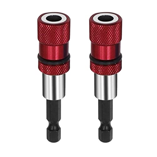 Mocturnity 2 x elektrische Bohrmaschine mit Sechskantschaft, 1/4 Zoll, magnetischer Schraubendreher, Stützwerkzeug, Verlängerungsstange von Mocturnity