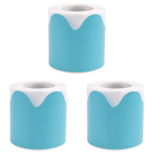 Mocturnity 3 x Aufkleber mit gerolltem Rand, blau, 12 m, für Pinnwände, Schreibtische, Fenster, Türen, Schulen, Büros Mocturnity 3 x Aufkleber mit gerolltem Rand, blau, 12 m, für Pinnwände, Schreibtische, Fenster, Türen, Schulen, Büros von Mocturnity