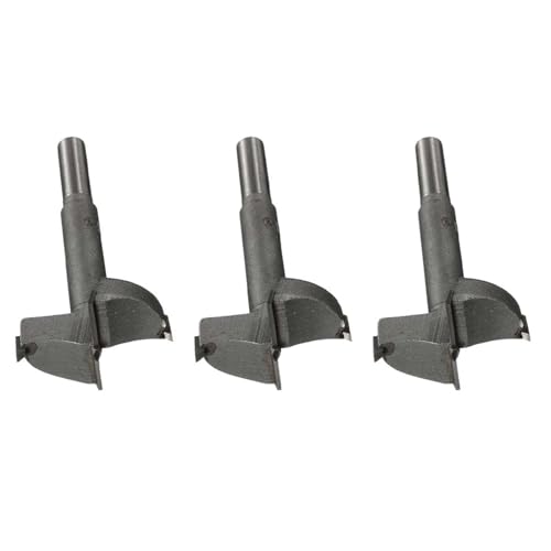 Mocturnity 3 x Bohrwerkzeuge aus Metall für Kunststoff und Holz, Holzbohrer aus HSS, künstlerische Bohrer, 40 mm von Mocturnity