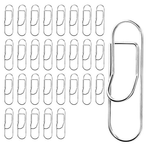 Mocturnity 30 StüCk Stift Halter Clip Metall Stift Clip BüRoklammer für Notebook Journal BüRo Klammer Bild Briefpapier Versorgung (Silber) von Mocturnity