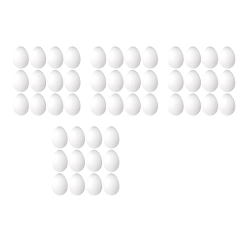 Mocturnity 48 Packungen 3 Osterschaum Ei Ei Basteln Ei Schaum NatüRlicher Polystyrol Ei Schaum Handgemachter Eierball von Mocturnity