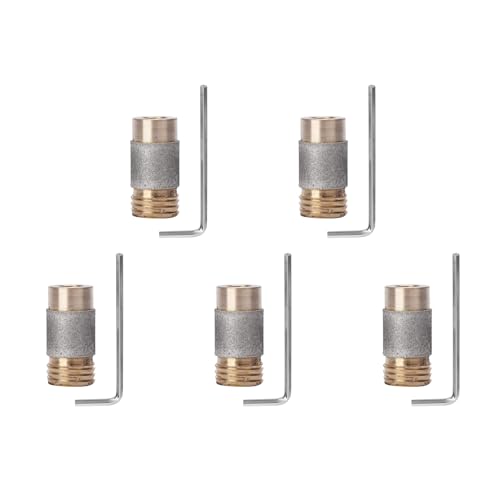 Mocturnity 5 x MCBL58 Schleifwerkzeug aus Keramikglas, tragbar, für Diamant-Glasschleifer, zum Schleifen von Steinkanten von Mocturnity