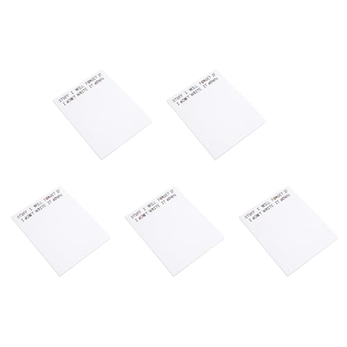 Mocturnity 5 x lustige Haftnotizen, Notizblock, lustige Schreibwaren, Bürobedarf, Etiketten für Notizbücher, Haftnotizen, 50 Seiten, A von Mocturnity