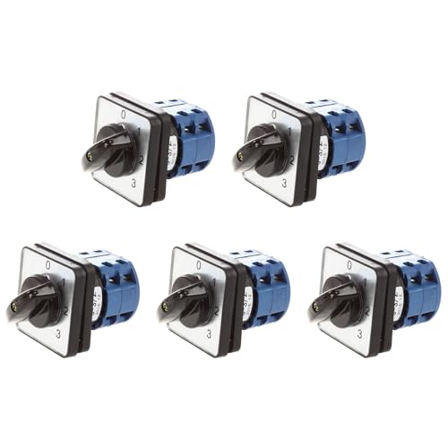 Mocturnity 5X 660V 20A 6 Klemmen 4 Positionen Rotary Cam Umschalter von Mocturnity