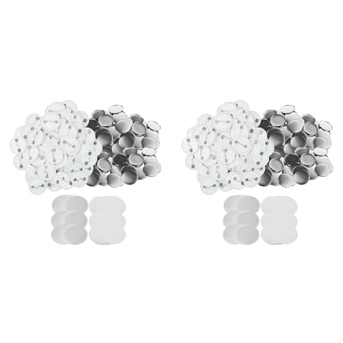 Mocturnity 600 Sätze mit Druckknöpfen von 32 mm für Knopfmaschine, 58 mm, Rundknopf von Mocturnity