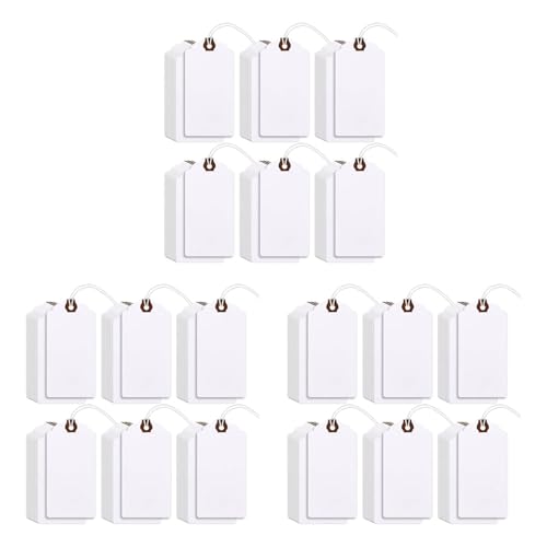 Mocturnity 720 Manila-Etiketten, 10,2 x 5,1 x 5,1 cm, Versandetiketten, Kartonetiketten mit verstärkten Löchern, B von Mocturnity