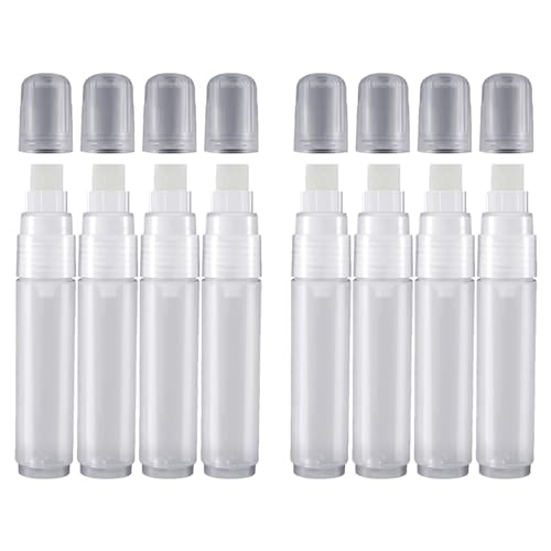 Mocturnity 8Er-Pack Lackstifte 15 mm Leerer Acryl-Permanentmarker, Klarer Weißer Markerstift, Feine Spitze, Leer, Nachfüllbar Mocturnity 8Er-Pack Lackstifte 15 mm Leerer Acryl-Permanentmarker, Klarer Weißer Markerstift, Feine Spitze, Leer, Nachfüllbar von Mocturnity