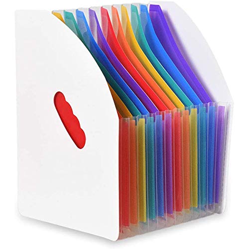 Mocturnity Erweiterung des Ordnerhalters, permanent, A4, vertikal, Organizer für Dateien, Magazin, Büro, 13 Fächer, Aktenhalter von Mocturnity