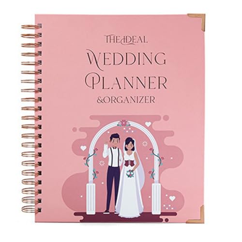 Mocturnity Hochzeitsplaner für die Braut – Planungsbuch und Organizer, Hochzeitsplaner mit Countdown-Kalender, Valentinstagsgeschenk, einfach zu verwenden, Rosa Mocturnity Hochzeitsplaner für die Braut – Planungsbuch und Organizer, Hochzeitsplaner mit Countdown-Kalender, Valentinstagsgeschenk, einfach zu verwenden, Rosa von Mocturnity