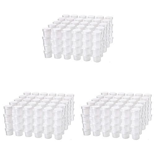 Mocturnity Leere Farbdosen, 150 Streifen, 5 ml, Aufbewahrungsbehälter, Farbe, 900 Flaschen insgesamt von Mocturnity