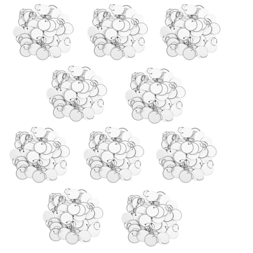 Mocturnity Metallfelgen-Etiketten, rund, mit Metallringen, Aufkleber für Autoschlüssel und Türschlüssel (1000) von Mocturnity