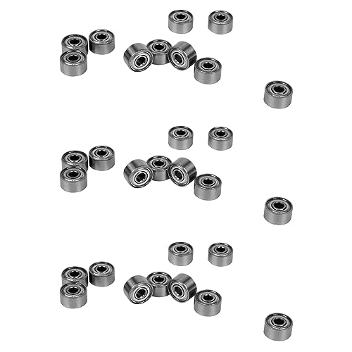 Mocturnity Modell des radialen Kugellagers, metrisch, geschirmt, aus Metall, Gummidichtung, 30 Stück: 692 ZZ 2 x 6 x 3 mm von Mocturnity