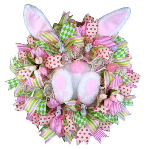 Mocturnity Osterkränze, Hasenkränze, Osterdekorationen für die Haustür, mit Hasenohren, Kränze für Ostern, Hasengirlande, Osterdekoration Mocturnity Osterkränze, Hasenkränze, Osterdekorationen für die Haustür, mit Hasenohren, Kränze für Ostern, Hasengirlande, Osterdekoration von Mocturnity
