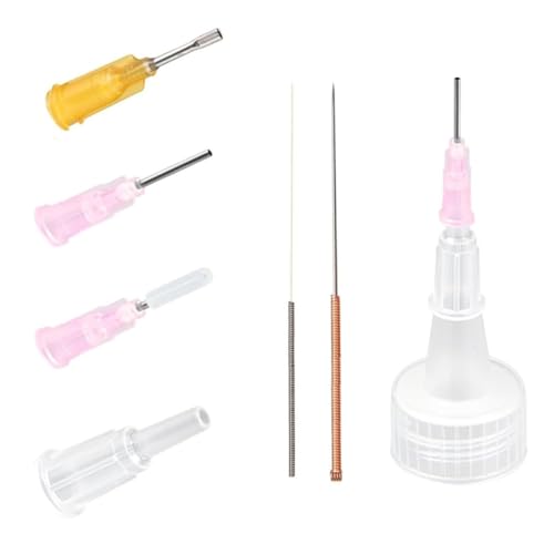 Mocturnity Präzisions-Applikatorkappen, 12 Stück, mit Präzisionsspitze für Acrylfarben, 50 ml, zum Basteln von Mocturnity