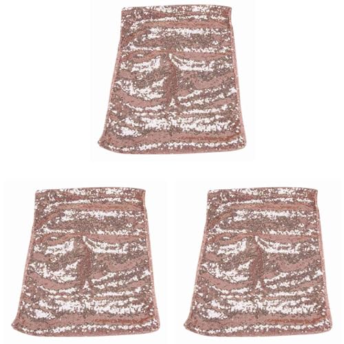 Mocturnity Rechteckige Pailletten-Tischdecke, Bankett, Tisch, Hochzeit, Dekoration, Party, 3 Roségold Mocturnity Rechteckige Pailletten-Tischdecke, Bankett, Tisch, Hochzeit, Dekoration, Party, 3 Roségold von Mocturnity