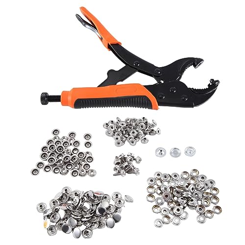 Mocturnity Robustes Druckverschluss-Werkzeugset mit 60 Sets, für Druckknöpfe, ersetzt Druckknöpfe aus Metall von Mocturnity