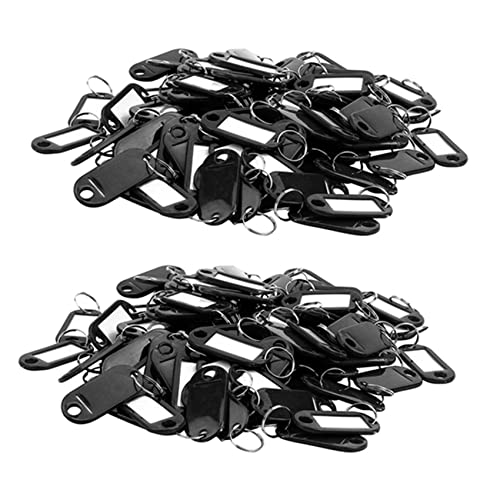 Mocturnity SchlüSselringanhäNger (200 StüCk, Schwarz) von Mocturnity