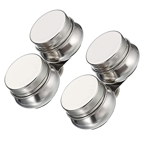 Mocturnity Set mit 2 Farbdosen mit Deckel und Doppellöffel-Clip aus Edelstahl für Ölmalerei von Mocturnity