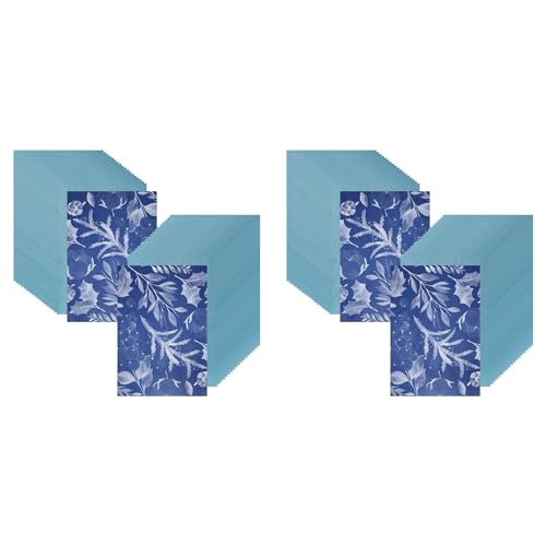 Mocturnity Solardruckpapier-Set mit 100 Blatt, Papier und Blau, Solarpapier, hohe Empfindlichkeit, DIY-Solardruckpapier (A4/20,9 x 29,5 cm) von Mocturnity