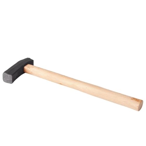 Mocturnity Texturierhammer, Werkzeug zur Schmuckherstellung, quadratischer Kopf mit Holz, Formwerkzeuge mit Metallmuster Nr. 1 von Mocturnity
