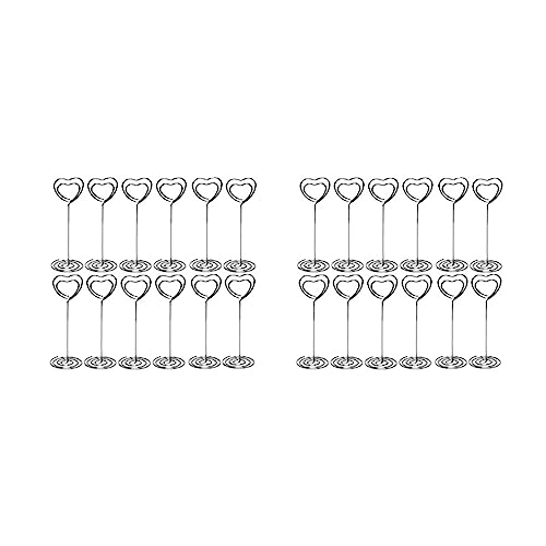Mocturnity Tischnummernhalter-Set, 8,9 cm (3,5 Zoll), 20 Kartenhalter, Hochzeitskartenhalter, Tischfotohalter (8,9 cm, 20 Stück) von Mocturnity