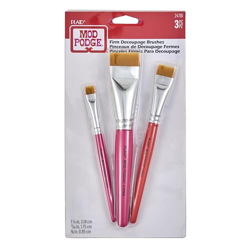 Mod Podge 24781 Möbel Pinsel Set – 3 Pinsel Set von Mod Podge