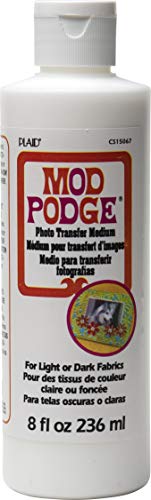 Mod Podge 8 Oz Foto Transfer Medium, Synthetic Material, durchsichtig, 236 ml (1er Pack), 236 von Mod Podge