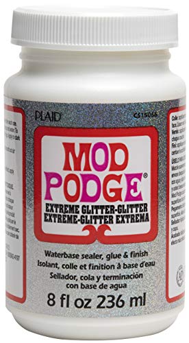 Mod Podge 8 oz Extreme Glitter, Synthetisches Material, Weiss, 10.8 x 6.4 x 6.4 cm, 236 von Mod Podge