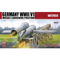 Germany WWII V1 Missile launching positi 2 in 1 von Modelcollect