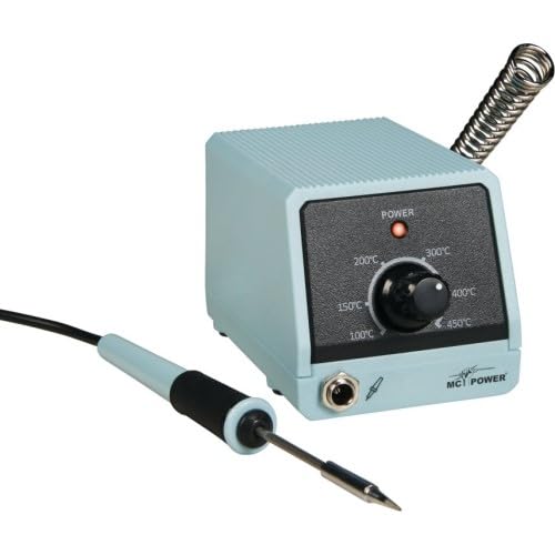 MC Power - Lötstation | MLS-98 | 100-450°C, blau | für Hobby und Beruf | ideal für Einsteiger von Modellbahnshop Korn