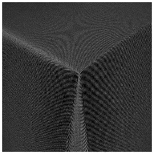 Tischdecke Damast Maßanfertigung im Uni-Design in Schwarz eckig 150x150 cm, weitere Farben und Größen wählbar Tischdecke Damast Maßanfertigung im Uni-Design in Schwarz eckig 150x150 cm, weitere Farben und Größen wählbar von MODERNO