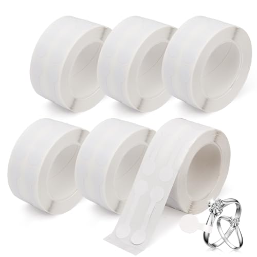 Modixun Schmuck-Preisschilder, Blanko-Schmuckanhänger für Preise, selbstklebende Ringe, Ohrringe, Halsketten, kleine Preisaufkleber, Etiketten für den Einzelhandel, 6 Rollen, Weiß, 3000 Stück Modixun Schmuck-Preisschilder, Blanko-Schmuckanhänger für Preise, selbstklebende Ringe, Ohrringe, Halsketten, kleine Preisaufkleber, Etiketten für den Einzelhandel, 6 Rollen, Weiß, 3000 Stück von Modixun