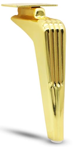 Modmetal 4 Stück konische Möbelbeine aus Metall,Moderne Ersatz-Couchbeine für Sofa,Schrank,Tisch,Stuhl,Schrank,Couch usw.,Gold,21 cm Modmetal 4 Stück konische Möbelbeine aus Metall,Moderne Ersatz-Couchbeine für Sofa,Schrank,Tisch,Stuhl,Schrank,Couch usw.,Gold,21 cm von Modmetal