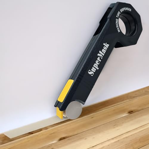 MDJ Handkreppbandabroller, einhändiges Applikationswerkzeug, passend für 2,5 cm breites Klebeband mit 7,6 cm Kern, für Maler, Gewerbe, Sublimation, Handwerk, Wärmeübertragung, Dichtungsband von ModuJoah