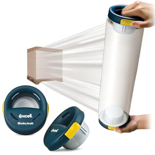 MDJ by Excell Stretchfolienspender mit Bremse, Handschoner für einfache Palettenverpackung, Wickelgriff für Schrumpffolienverpackung, Umzug, E-Commerce, Fabrik und Lager, passend für jede 7,6 cm MDJ by Excell Stretchfolienspender mit Bremse, Handschoner für einfache Palettenverpackung, Wickelgriff für Schrumpffolienverpackung, Umzug, E-Commerce, Fabrik und Lager, passend für jede 7,6 cm von ModuJoah