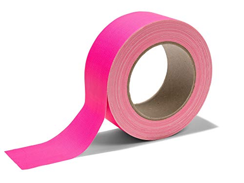 Modulor Gewebeband Gaffa, neonfarbenes Klebeband aus PE-beschichtetem Gewebe, stark haftendes Gaffa-Tape mit Naturkautschuk, Breite 50 mm x Länge 25 m, 0,36 mm stark, matt neonpink Modulor Gewebeband Gaffa, neonfarbenes Klebeband aus PE-beschichtetem Gewebe, stark haftendes Gaffa-Tape mit Naturkautschuk, Breite 50 mm x Länge 25 m, 0,36 mm stark, matt neonpink von Modulor