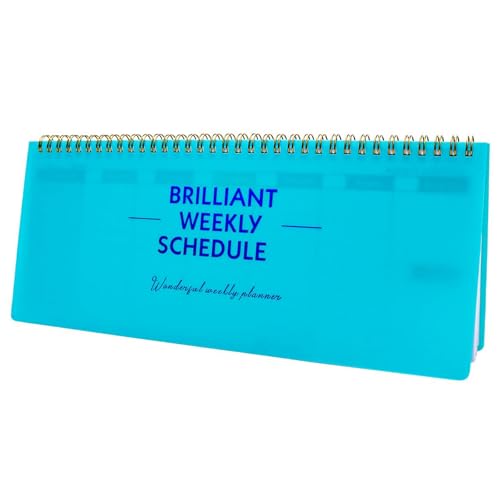 Mogoostry Wochenplaner, wöchentliche To-Do-Liste, Notizblock mit 60 undatierten Blättern, Wochenplaner, produktiver Wochen-Tracker, Tagebuch, akademischer Planer (Hellblau) von Mogoostry