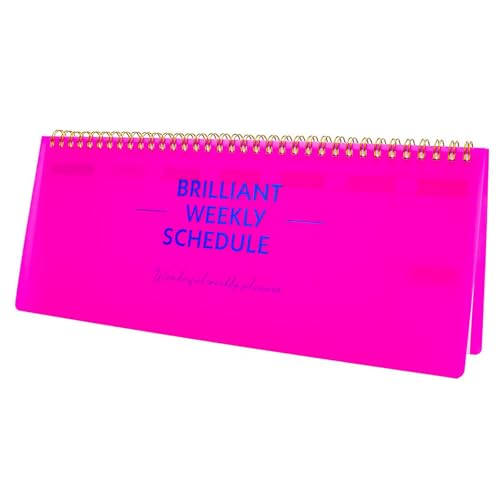 Mogoostry Wochenplaner, wöchentliche To-Do-Liste, Notizblock mit 60 undatierten Blättern, Wochenplaner, produktiver Wochen-Tracker, Tagebuch, akademischer Planer (Rosa) von Mogoostry
