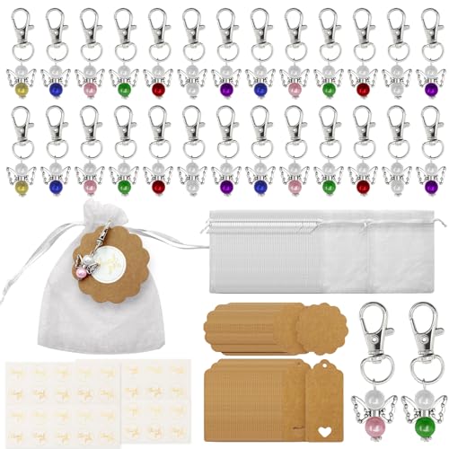 MoguGo 160 PCS Schutzengel Gastgeschenke 40 Sets Weihnachtstag Schutzengel Anhänger mit Kraftpapier Aufkleber Organza Beutel Schutzengel Hochzeit für Gastgeschenke Dankeschön Kommunion Geschenke MoguGo 160 PCS Schutzengel Gastgeschenke 40 Sets Weihnachtstag Schutzengel Anhänger mit Kraftpapier Aufkleber Organza Beutel Schutzengel Hochzeit für Gastgeschenke Dankeschön Kommunion Geschenke von MoguGo