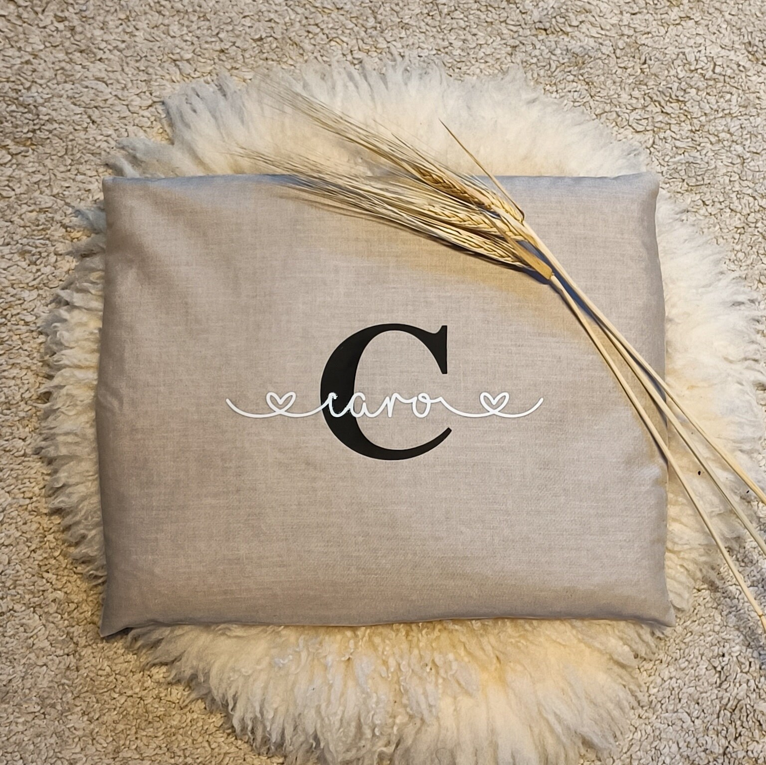 Personalisiertes Körnerkissen Mit Name/Text Großbuchstabe Wärmekissen Personalisiertes Körnerkissen Mit Name/Text Großbuchstabe Wärmekissen von MoiraLouArt