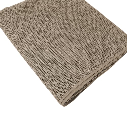 Top Qualität !!! Gartentischdecke Weichschaum Tischdecke Anti Rutsch wetterfest rutschfest waschbar Garten 130x160cm, Farben:Taupe von Mojawo