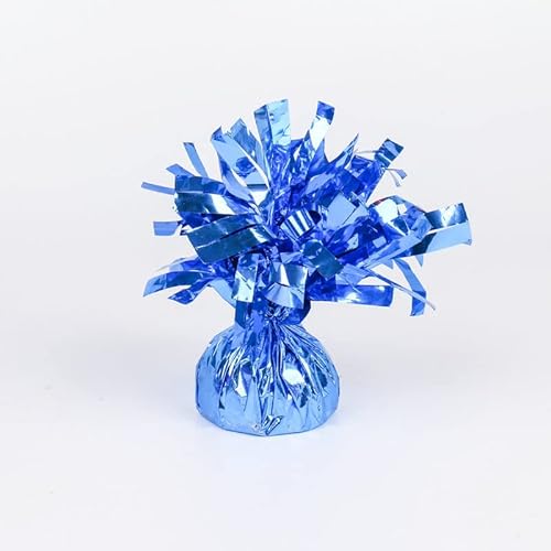 12 Stück Ballongewichte für Heliumballons Luftballons, Folie Ballon Beschwerer Ballongewicht für Hochzeit Geburtstag Party Ballons Dekoration (Blue) von Mokolife